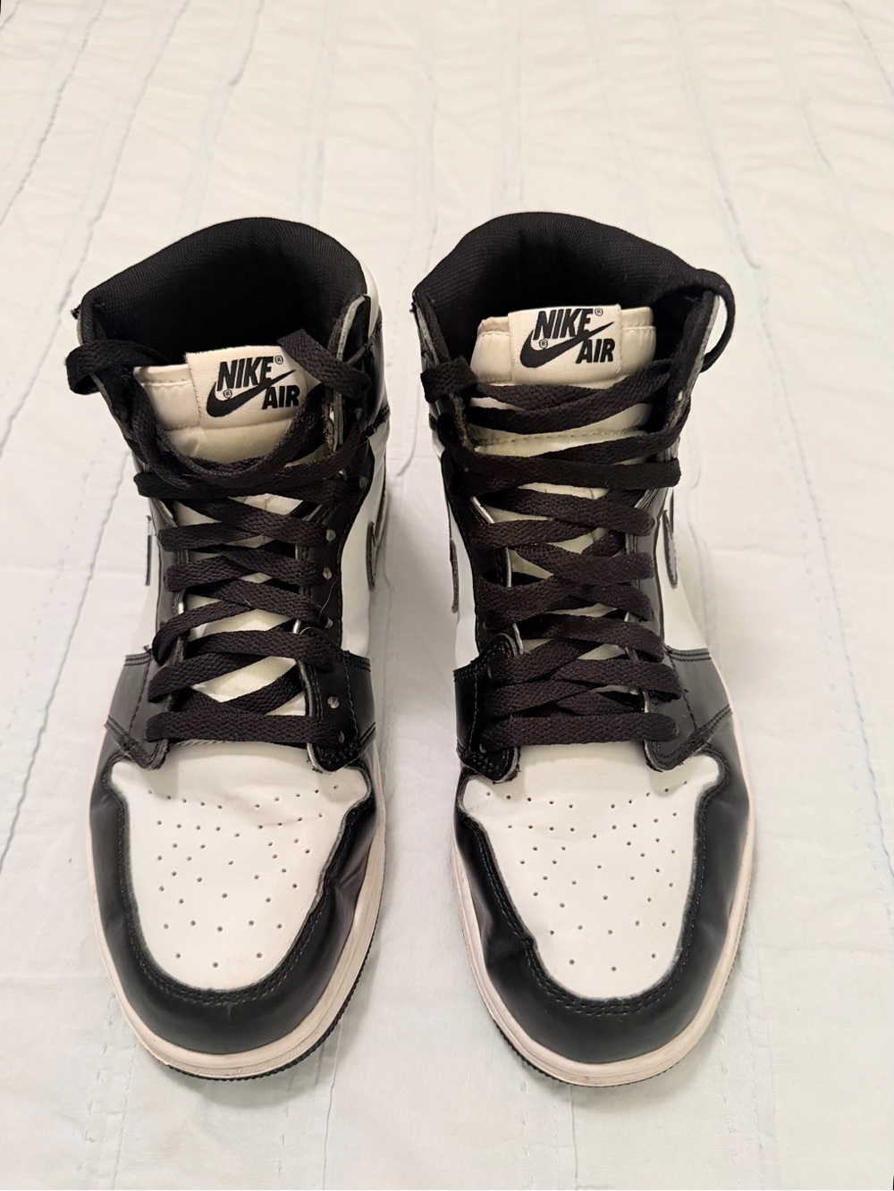 Nike Air Jordan Kids High-Top Sneakers - Black & White